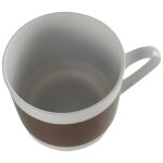 Kaffeetasse 0,2 L Melitta Hamburg brauner Band gebraucht...