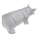 Figur Skulptur Polygonal Kunstharz Nashorn