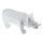 Figur Skulptur Polygonal Kunstharz Nashorn