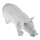 Figur Skulptur Polygonal Kunstharz Nashorn