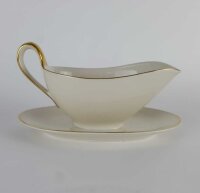 Sauciere Goldrand 1tlg Mitterteich Form 22590 Elfenbein gebraucht - gut