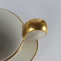 Sauciere Goldrand 1tlg Mitterteich Form 22590 Elfenbein gebraucht - gut