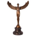Bronzeskulptur Bronzefigur Ikarus