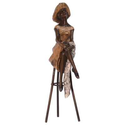 Bronzeskulptur Bronzefigur Awakening