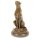 Bronzeskulptur Bronzefigur Sitzender Gepard
