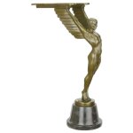 Bronzeskulptur Bronzefigur Ikarus Art-Deco-Stil