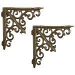 Regalhalter Regalträger Eckwinkel Gusseisen 2er Set