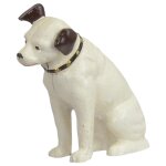 Spardose Geldbank Skulptur Gusseisen Nipper Dog