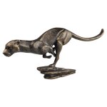 Figur Gusseisen Puma rennend