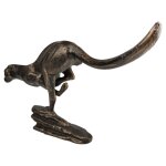 Figur Gusseisen Puma rennend