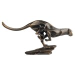 Figur Gusseisen Puma rennend