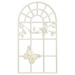 Wanddeko Metall Fensterrahmen