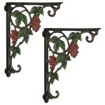 Regalhalter Regalträger Eckwinkel Gusseisen 2er Set