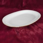 Servierplatte Goldrand 31,8x20,2 cm Eschenbach Rita gebraucht - gut