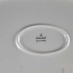 Servierplatte Goldrand 31,8x20,2 cm Eschenbach Rita gebraucht - gut