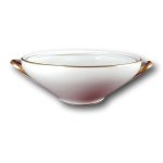 Suppenterrine Suppenbecher Goldrand ohne Deckel 2 L...