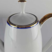 Kaffeekanne Kanne 1,35 L Arzberg Unbestimmten Formen Rand Blau Gold gebraucht - gut