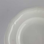Suppenteller 24,5 cm Rosenthal Chippendale Weiß Uni gebraucht - akzeptabel