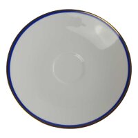 Untertasse 15 cm Arzberg Unbestimmten Formen Rand Blau...