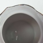 Zuckerdose Goldrand 0,2 L Winterling Röslau Unbestimmten Formen Blumendekor Blumen gebraucht - gut