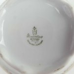 Zuckerdose Goldrand 0,2 L Winterling Röslau Unbestimmten Formen Blumendekor Blumen gebraucht - gut