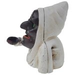 Spardose Figur Skulptur Hexe mechanisch Gusseisen