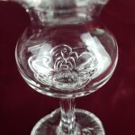 2er Set Kerzenhalter Kerzenständer Glas H 15,5 cm