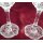 2er Set Kerzenhalter Kerzenständer Glas H 15,5 cm