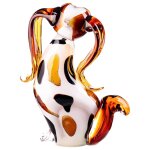 Skulptur Figur Glas Hund Murano-Stil #85111