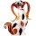 Skulptur Figur Glas Hund Murano-Stil #85111