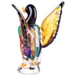 Skulptur Figur Glas Ente Murano-Stil #85120