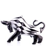 Skulptur Figur Glas Stier Murano-Stil #85121