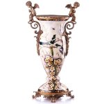 Porzellan mit Bronze Vase Engeln #85167