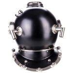 Skulptur Figur Aluminium Taucherhelm #85230