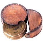 Messing Kompass in Etui #85236