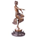 Art Deco Bronzefigur Tänzerin #85278