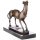 Skulptur Figur Bronzeskulptur Bronzefigur Jagdhund / Windhund
