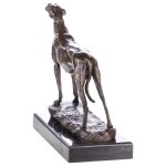 Skulptur Figur Bronzeskulptur Bronzefigur Jagdhund /...