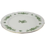 Kuchenteller Dessertteller 19 cm Seltmann Weiden Wien Grüne Rose gebraucht - gut
