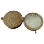 Leselupe Handlupe Vergrößerungsglas Messing...