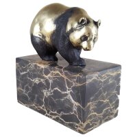 Bronze Skulptur Figur Bronzeskulptur Bronzefigur Panda...