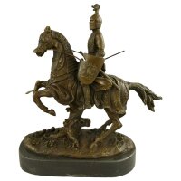 Bronze Bronzeskulptur Bronzefigur Skulptur Figur Ritter...