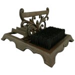 Schuhschaber Gußeisen rustikal braun L.27x15cm