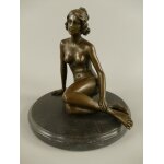 Bronzeskulptur Bronzefigur Frau #85792
