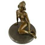 Bronzeskulptur Bronzefigur Frau #85792