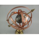 Sonnenuhr Alu Kupfer/Mes. Farbig H.50x35x29cm