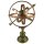 Sonnenuhr Alu Kupfer/Mes. Farbig H.50x35x29cm
