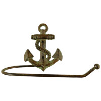Toilletrolhalter Gußeisen farbig L.17cm