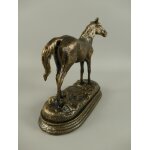 Figur Skulptur Pferd rustikal Eisen L.21x20cm