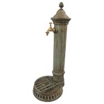 Zapfsäule Gußeisen farbig H.78x33cm